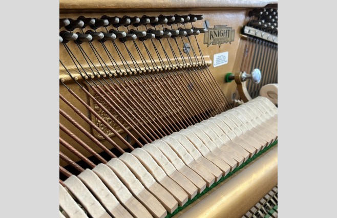 Knight Satin Mahogany K6 Upright Piano, Used - All Inclusive Premium Package (SN:59315) - Image 6